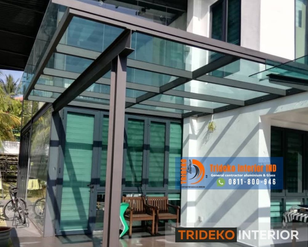 Atap Kaca Terbaik Februari 2026 kanopi kaca tempered laminated