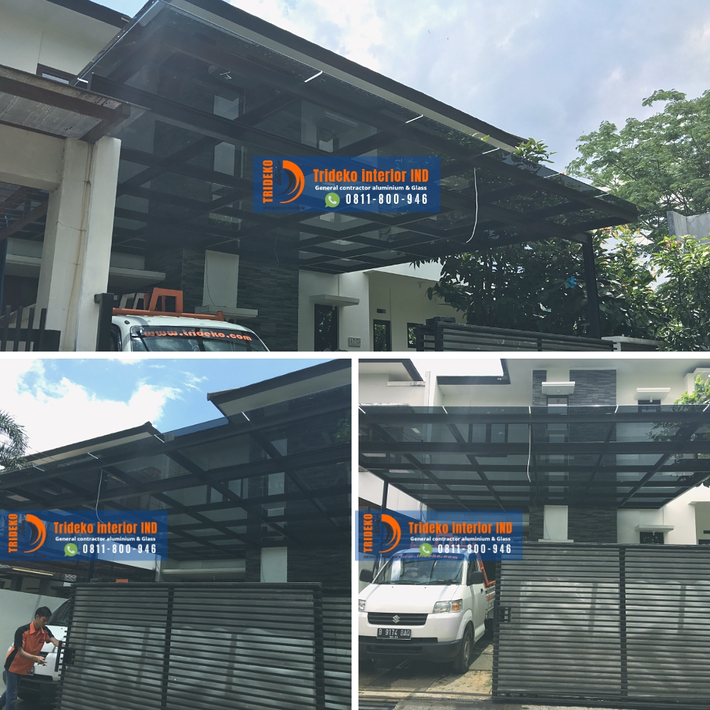 atap canopy kaca