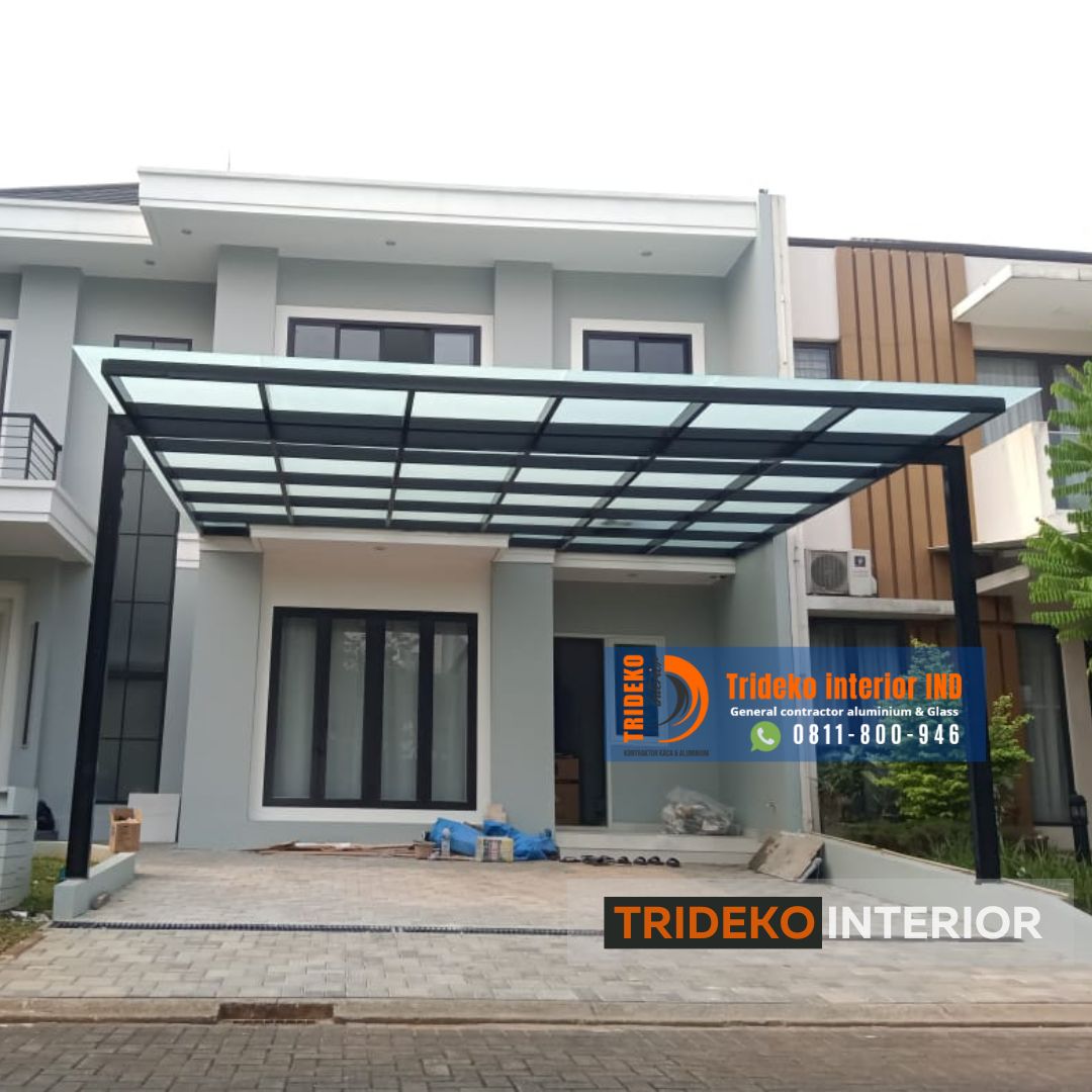 Transformasi Elegan dengan Atap Carport Kaca: Keindahan dan Ketahanan yang Mencerminkan Gaya Hidup Modern Anda