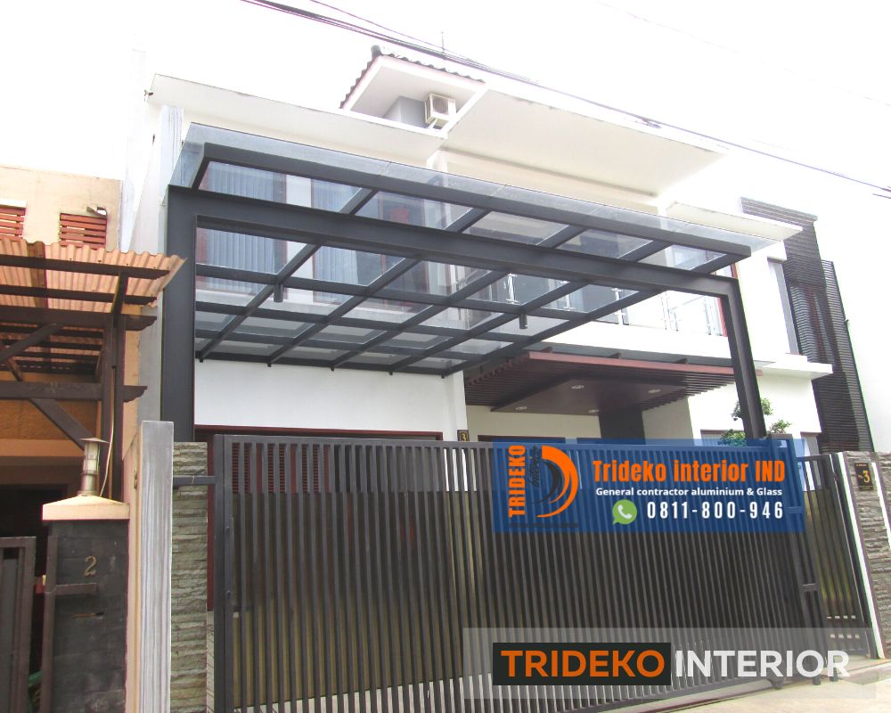 canopy kaca laminated