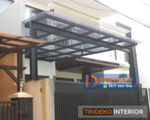 Atap kaca laminated