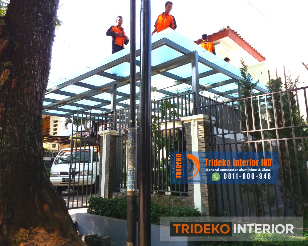 canopy atap kaca bandung