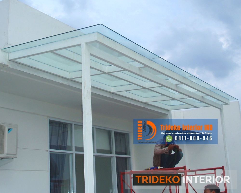 canopy kaca teras