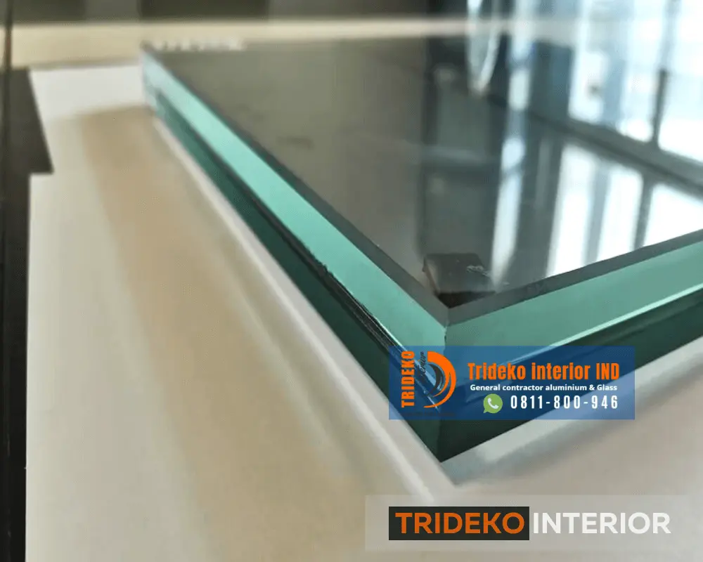 atap kaca tempered laminated