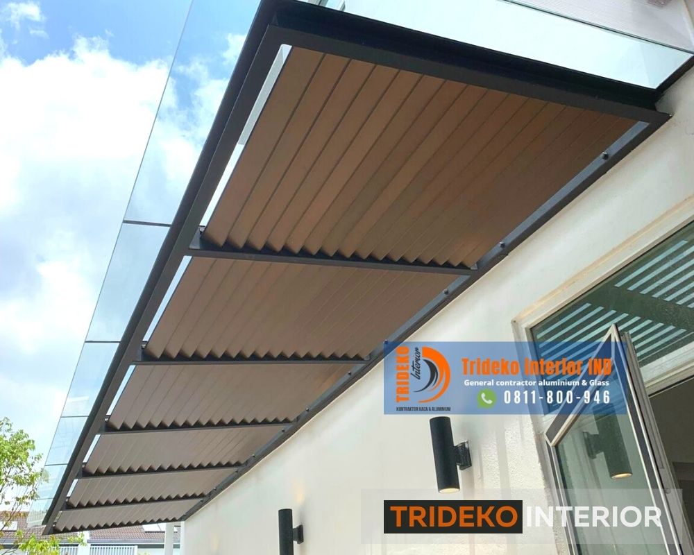 Atap Kaca tempered laminated