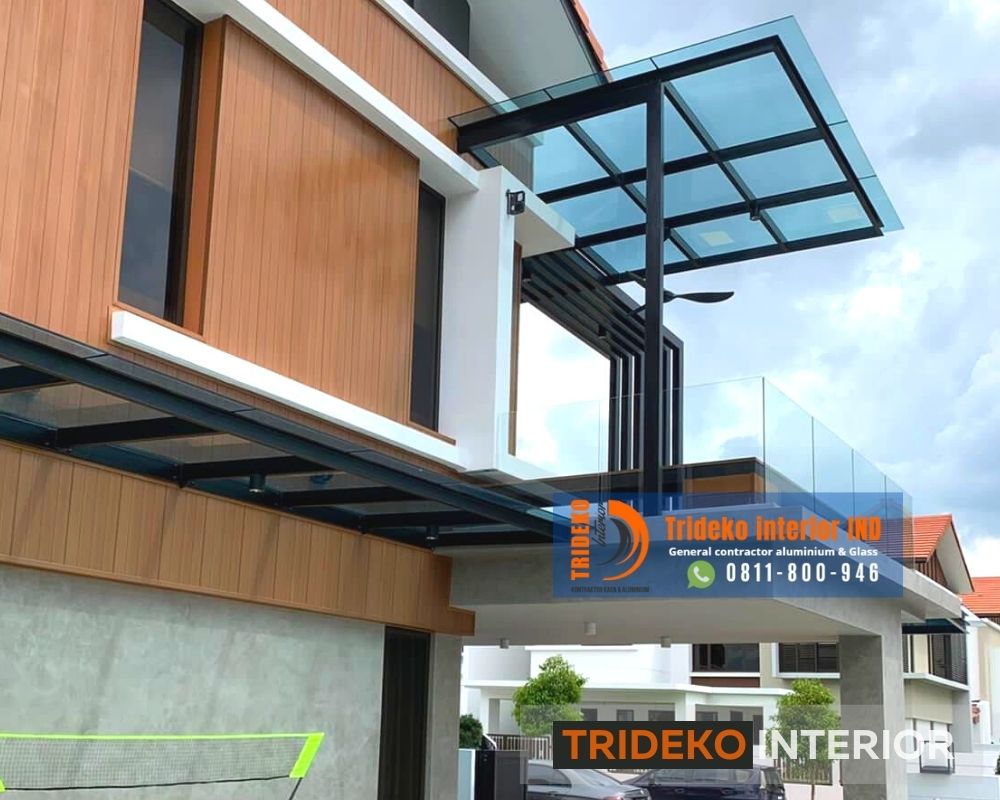 Atap Kaca tempered laminated