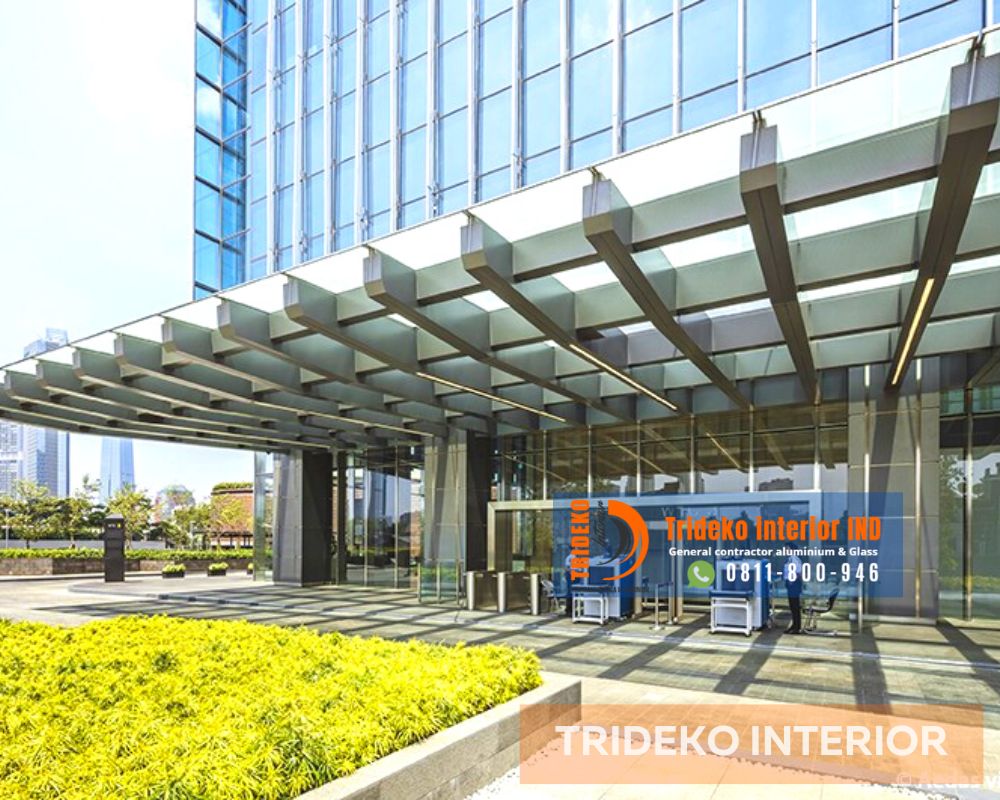 atap kaca ruko mall lobby Vila apartemen dan hotel