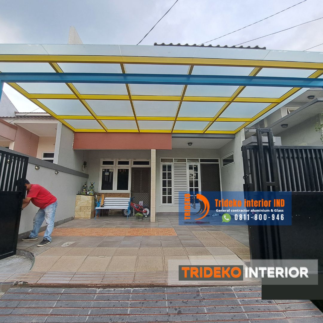 pasang atap kaca bekasi