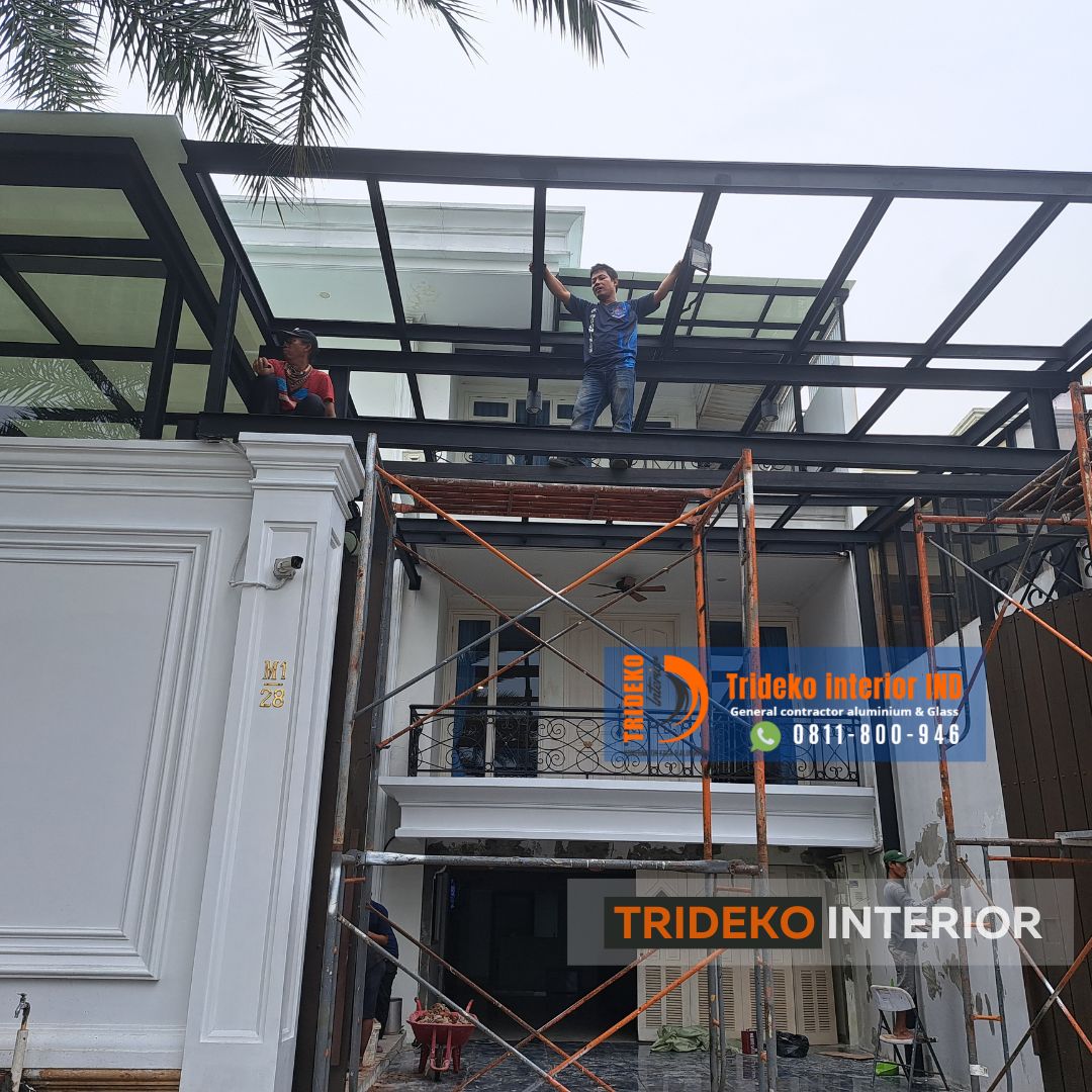Pasang Atap Kaca Kebon Jeruk Jakarta Barat