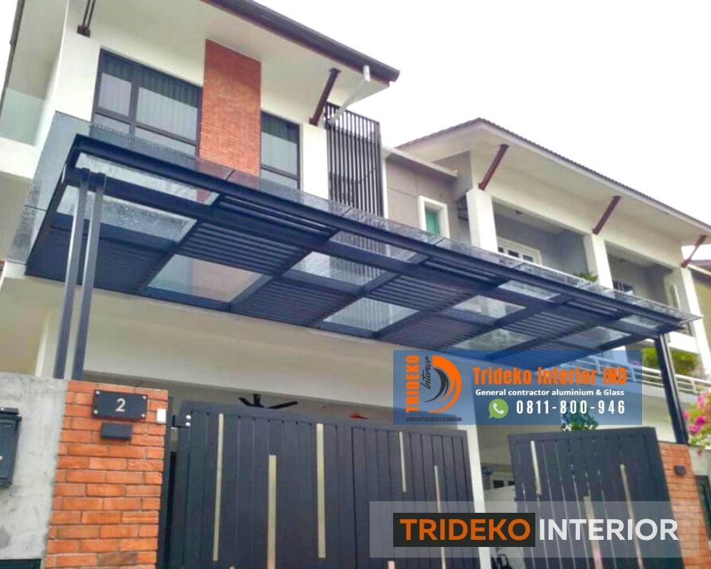 Harga Kanopi Kaca Tempered